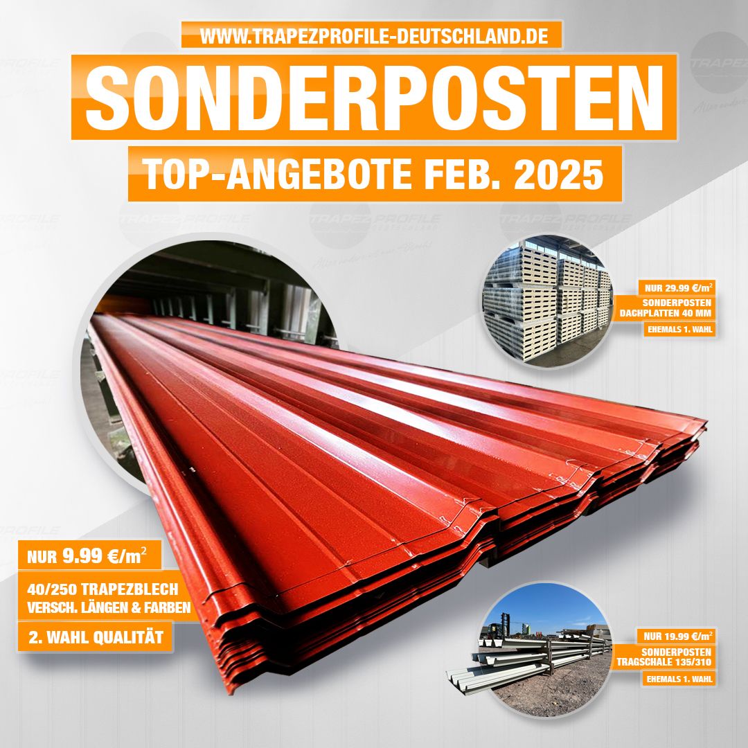 Sonderposten im Februar 2025